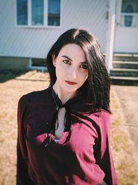 Portrait of a beautiful young woman