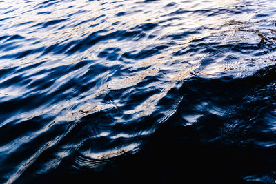 Full frame shot of rippled water