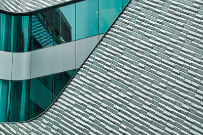 Abstract minimal style reflecting architecture in bangkok