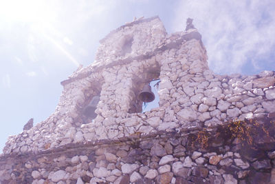 Low angle view of castle against sky