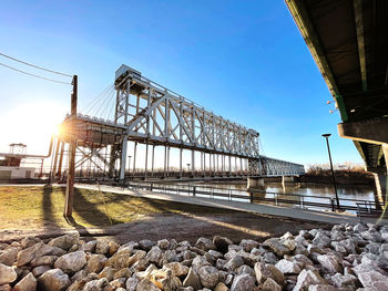 Side view of bridge in kansas city, missouri 