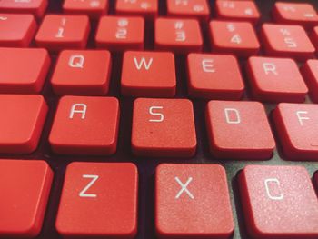 Full frame shot of computer keyboard