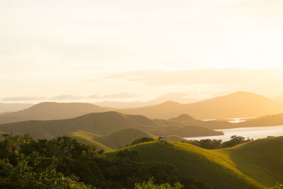 The hills in evening