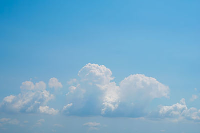 Low angle view of clouds in sky