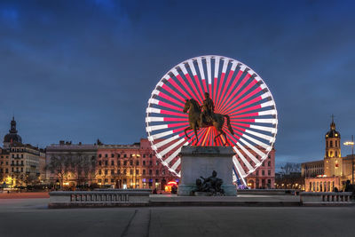 Ferris wheel at night