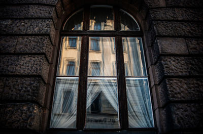Low angle view of old building
