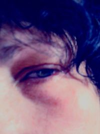 Close-up portrait of young woman