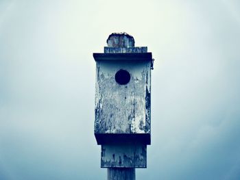 Low angle view of lighthouse