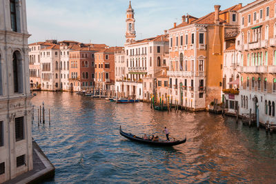 Boats in canal