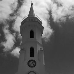 Low angle view of church against sky