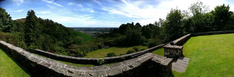 Panoramic view of landscape against sky