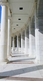 Corridor of historic building