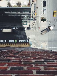 High angle view of buildings