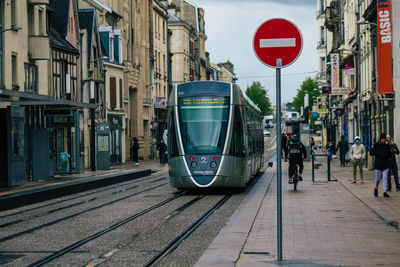 Cars on street in city