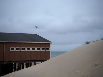 High section of building against cloudy sky