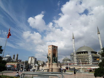 Scenic view of taksim square in turkey