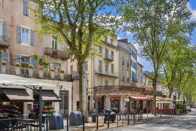 People walking on street in city