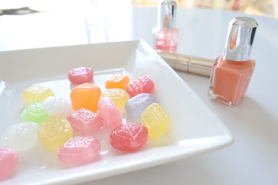 Close-up of food in plate