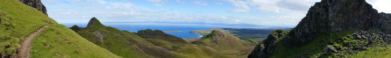 Panoramic view of landscape against sky