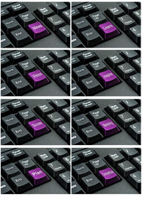 Full frame shot of computer keyboard