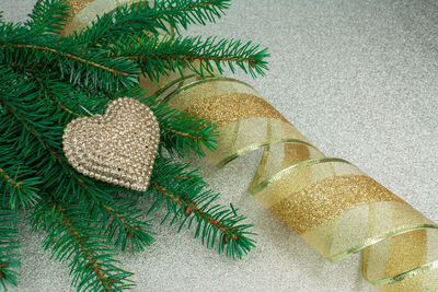 Close-up of christmas tree