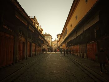 Street amidst buildings in city