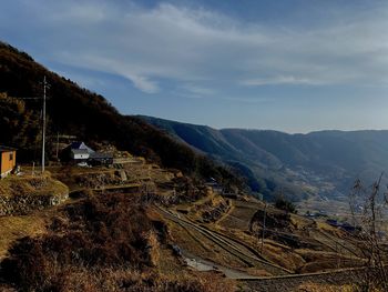 Scenic view of landscape against sky