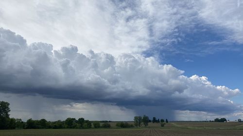 Panoramic view of landscape against sky