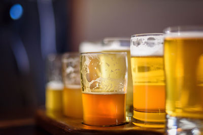 Close-up of drink on table