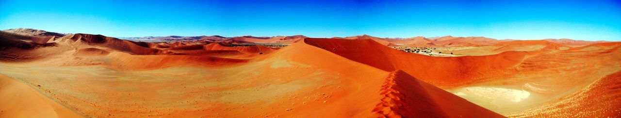 Panoramic view of a desert