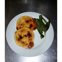 Close-up of served food