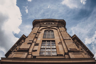 Low angle view of historical building against sky