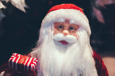 Close-up of santa claus