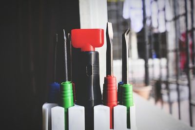 Close-up of red wine