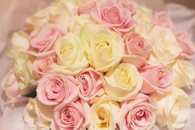 Close-up of rose bouquet