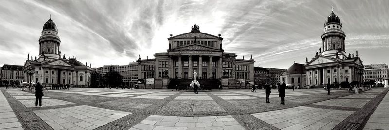 Historic buildings in city