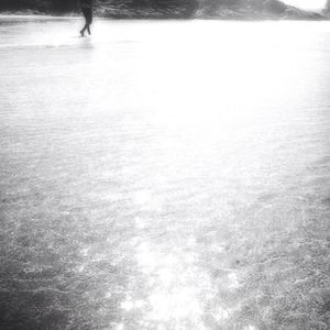 Reflection of people in water