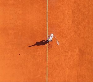 Full length of a man jumping