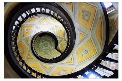 Low angle view of ceiling