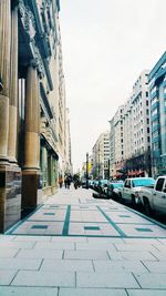 View of city street