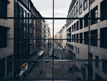 Buildings along a street