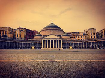 San francesco di paola at piazza del plebiscito against sky