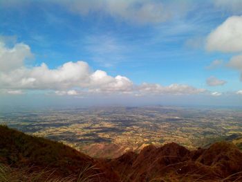 Aerial view of landscape