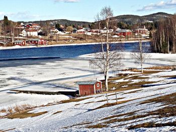 Snow covered landscape
