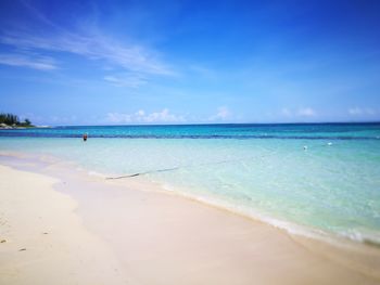 Scenic view of beach