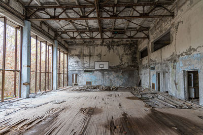 Pripyat basketball court