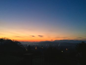 Scenic view of sky during sunset