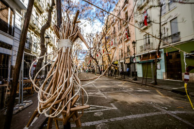 Street amidst buildings in city