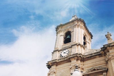 Low angle view of building against sky