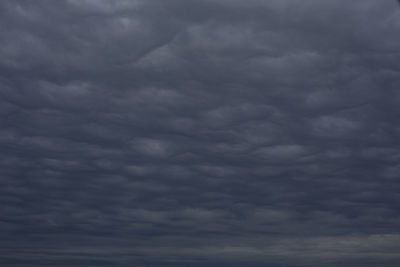 Low angle view of storm clouds in sky